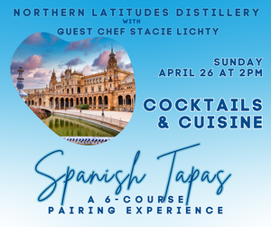 (Event Tickets) Cocktails & Cuisine - Spanish Tapas April 26